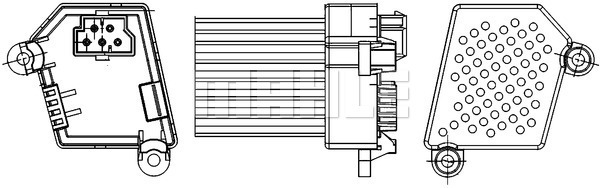 Reglaj, suflanta de interior ABR 33 000S MAHLE