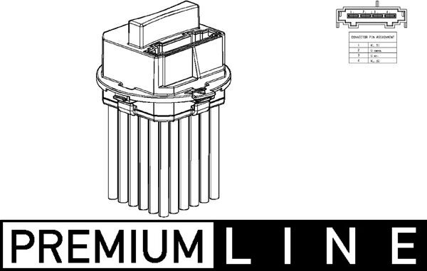 Reglaj, suflanta de interior ABR 53 000P MAHLE