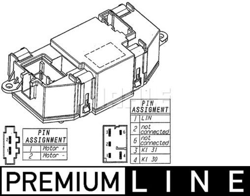 Reglaj, suflanta de interior ABR 56 000P MAHLE