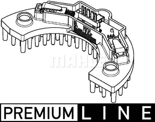 Reglaj, suflanta de interior ABR 58 000P MAHLE