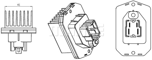 Reglaj, suflanta de interior ABR 76 000S MAHLE