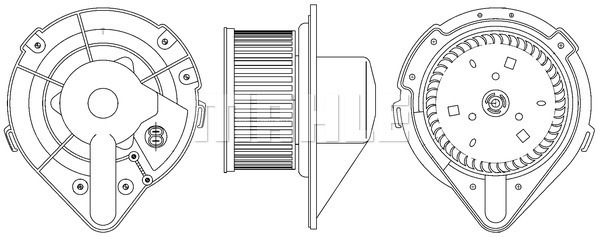 Ventilator, habitaclu AB 172 000S MAHLE