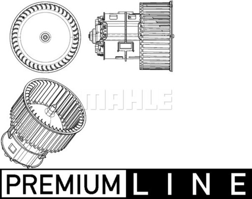 Ventilator, habitaclu AB 182 000P MAHLE