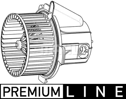 Ventilator, habitaclu AB 32 000P MAHLE