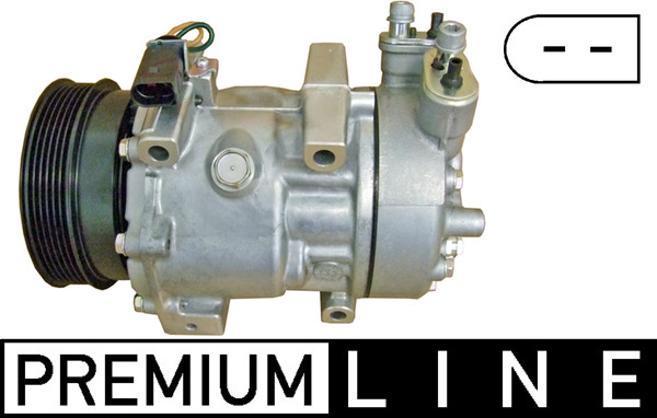 Compresor, climatizare ACP 1281 000P MAHLE