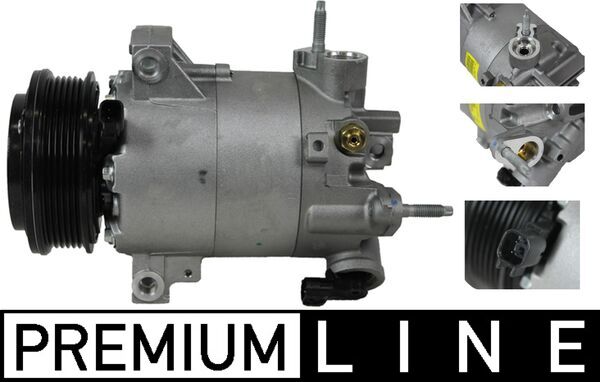 Compresor, climatizare ACP 551 000P MAHLE