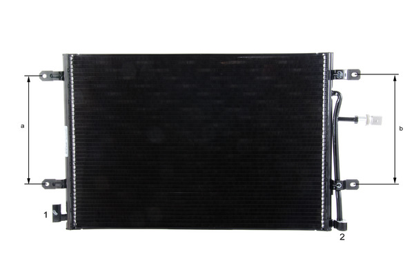 Condensator, climatizare AC 812 000P MAHLE