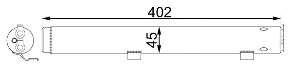 Uscator,aer conditionat AD 285 000S MAHLE