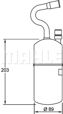 Uscator,aer conditionat AD 34 000S MAHLE