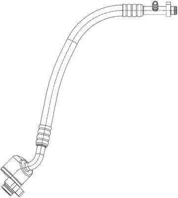 Conducta joasa presiune,aer conditionat AP 131 000P MAHLE
