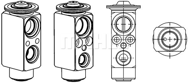 Supapa expansiune, clima AVE 68 000P MAHLE