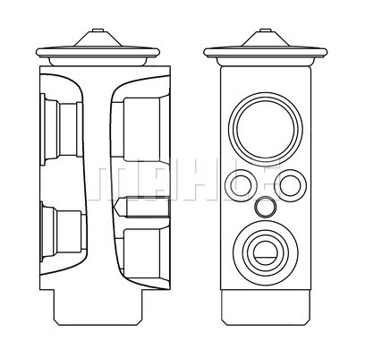 Supapa expansiune, clima AVE 6 000S MAHLE