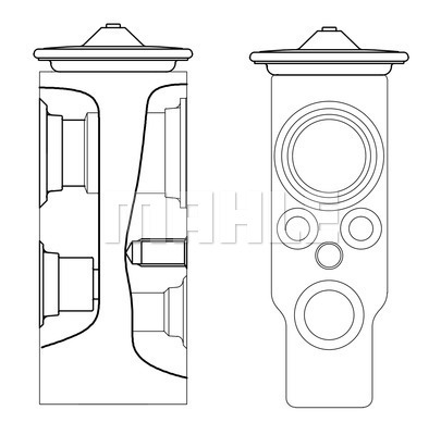 Supapa expansiune, clima AVE 7 000S MAHLE