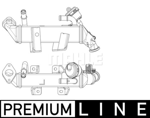 Radiator, recirculare gaze de esapament CE 19 000P MAHLE