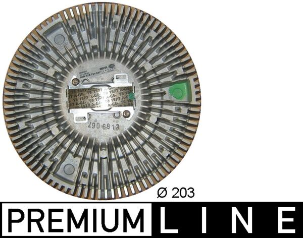 Cupla, ventilator radiator CFC 35 000P MAHLE