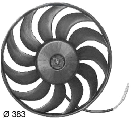 Ventilator, radiator CFF 133 000S MAHLE