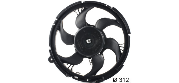 Ventilator, radiator CFF 147 000P MAHLE