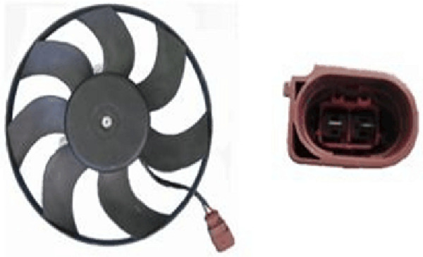 Ventilator, radiator CFF 188 000S MAHLE