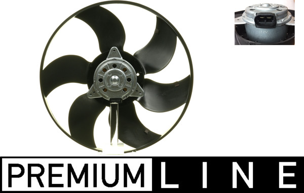 Ventilator, radiator CFF 23 000P MAHLE