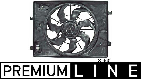 Ventilator, radiator CFF 255 000P MAHLE