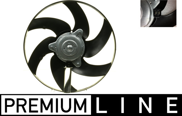 Ventilator, radiator CFF 281 000P MAHLE