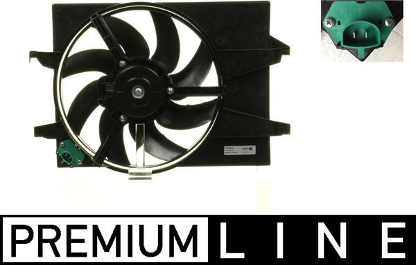 Ventilator, radiator CFF 282 000P MAHLE