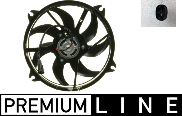 Ventilator, radiator CFF 289 000P MAHLE