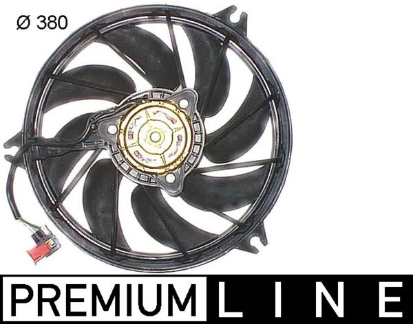 Ventilator, radiator CFF 290 000P MAHLE