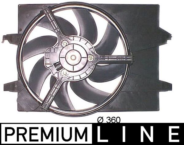 Ventilator, radiator CFF 291 000P MAHLE