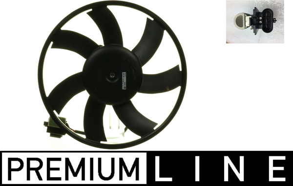 Ventilator, radiator CFF 339 000P MAHLE