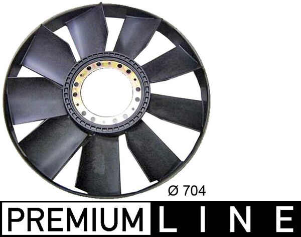 Paleta ventilator, racire motor CFW 51 000P MAHLE