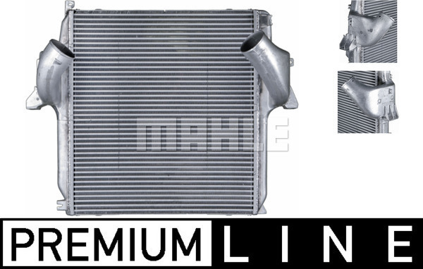 Intercooler, compresor CI 101 000P MAHLE