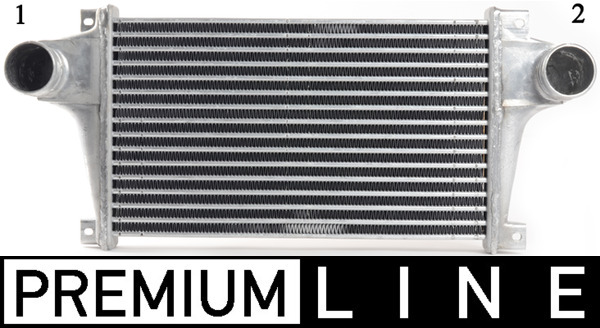 Intercooler, compresor CI 350 000P MAHLE