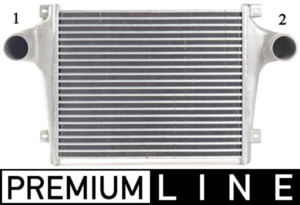 Intercooler, compresor CI 351 000P MAHLE