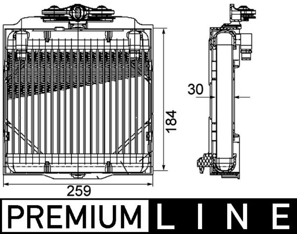 Radiator racire ulei, cutie de viteze automata CLC 102 000P MAHLE