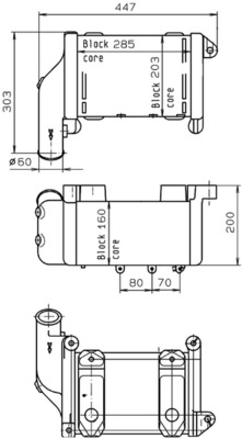 Radiator, retarder CLC 141 000P MAHLE