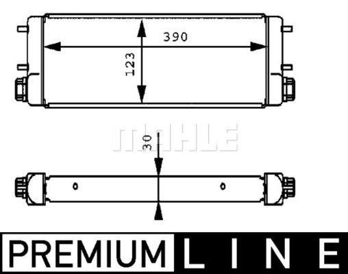 Radiator ulei, ulei motor CLC 169 001P MAHLE