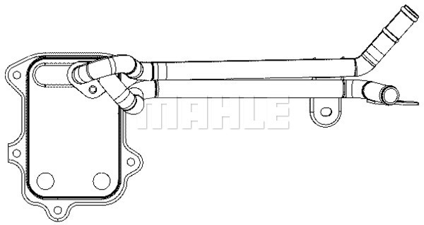 Radiator ulei, ulei motor CLC 188 000S MAHLE