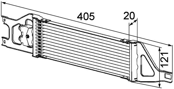 Radiator racire ulei, cutie de viteze automata CLC 57 000P MAHLE