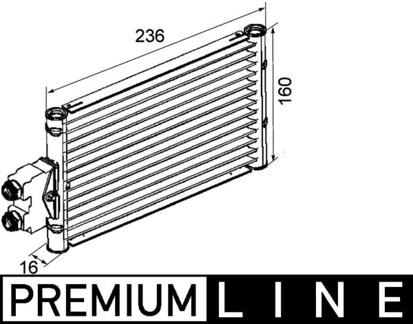 Radiator racire ulei, cutie de viteze automata CLC 74 000P MAHLE