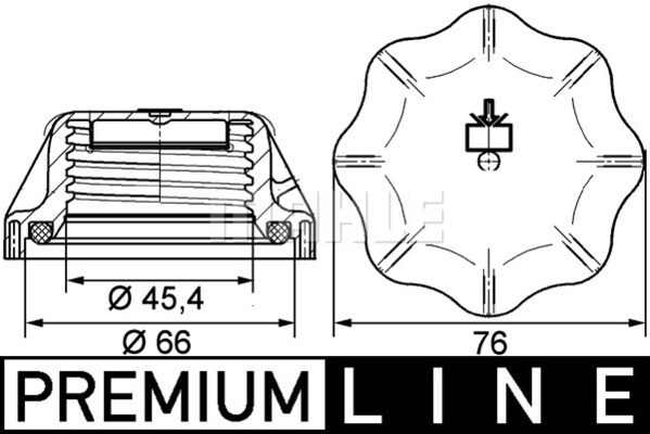 Buson,vas expansiune CRB 20 000P MAHLE