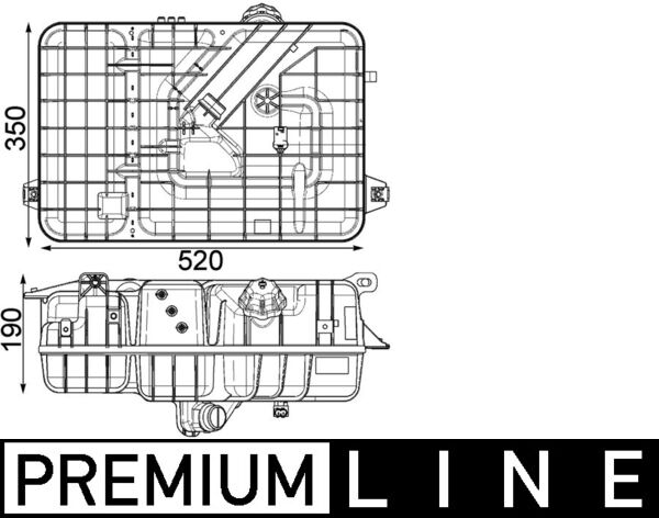 Vas de expansiune, racire CRT 234 000P MAHLE