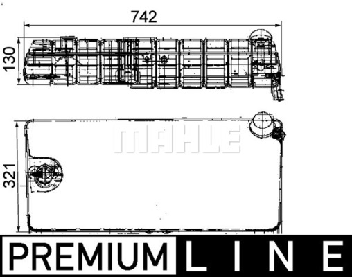 Vas de expansiune, racire CRT 41 000P MAHLE
