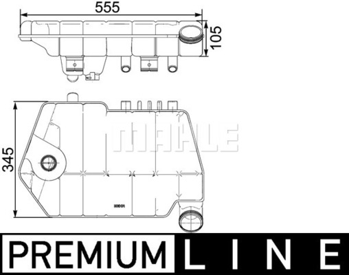 Vas de expansiune, racire CRT 66 000P MAHLE