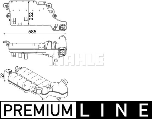 Vas de expansiune, racire CRT 99 000P MAHLE