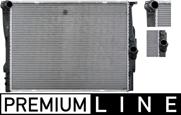 Radiator, racire motor CR 1087 000P MAHLE