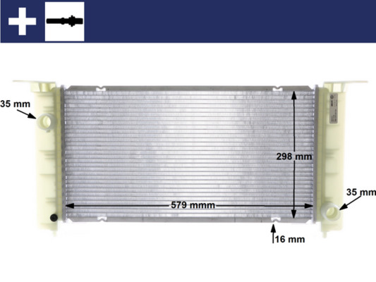 Radiator, racire motor CR 1449 000S MAHLE