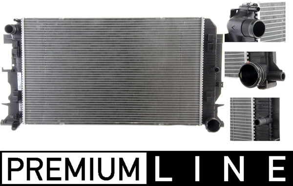 Radiator, racire motor CR 1719 000P MAHLE