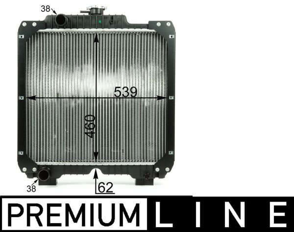 Radiator, racire motor CR 1926 000P MAHLE