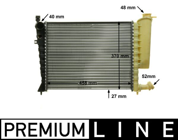 Radiator, racire motor CR 2205 000P MAHLE